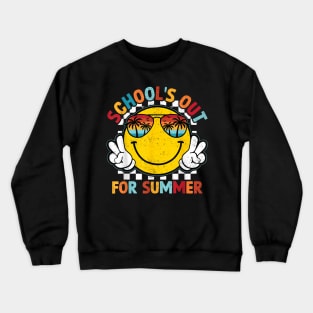 school out for hello summer Crewneck Sweatshirt